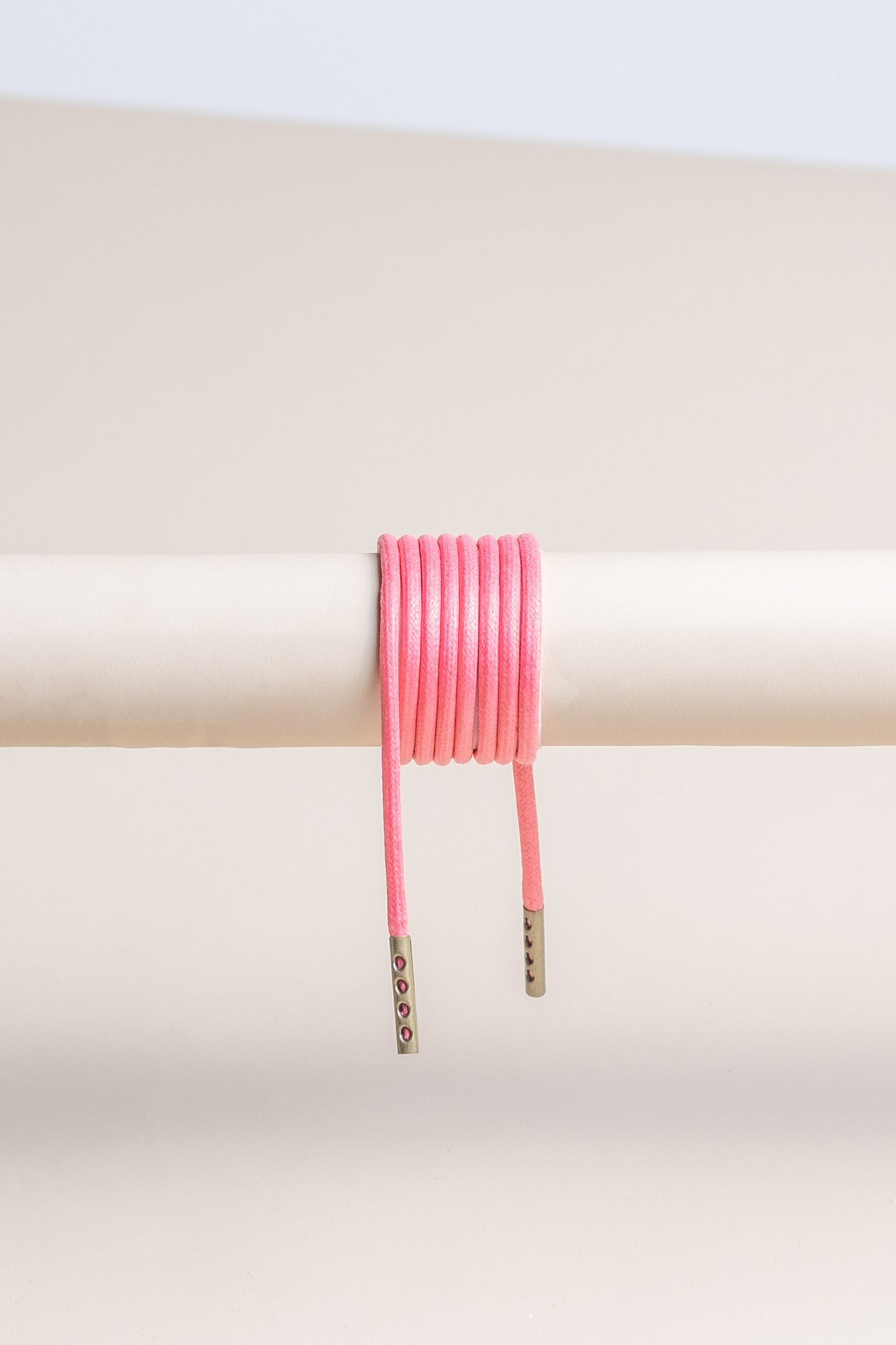 Pink - Round Waxed Shoelaces | Senkels
