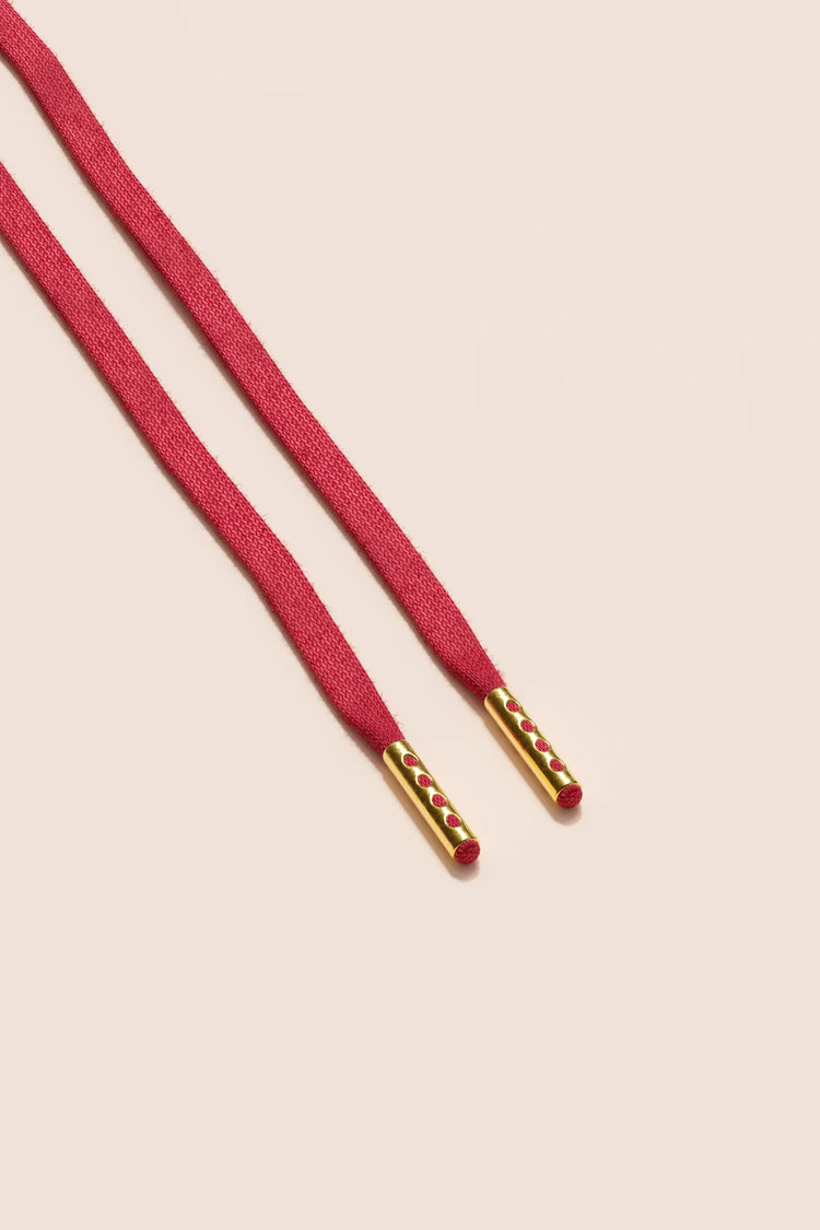 Senkels Testarossa Sneaker Shoelaces with Gold Aglets
