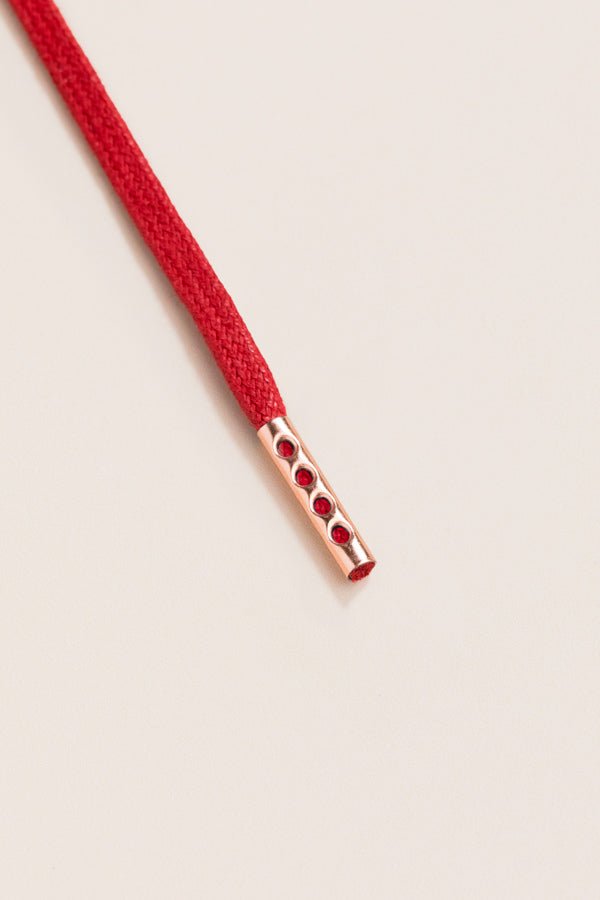 Cherry - Round Waxed Shoelaces | Senkels