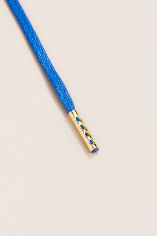 Sapphire Blue - Round Waxed Shoelaces | Senkels